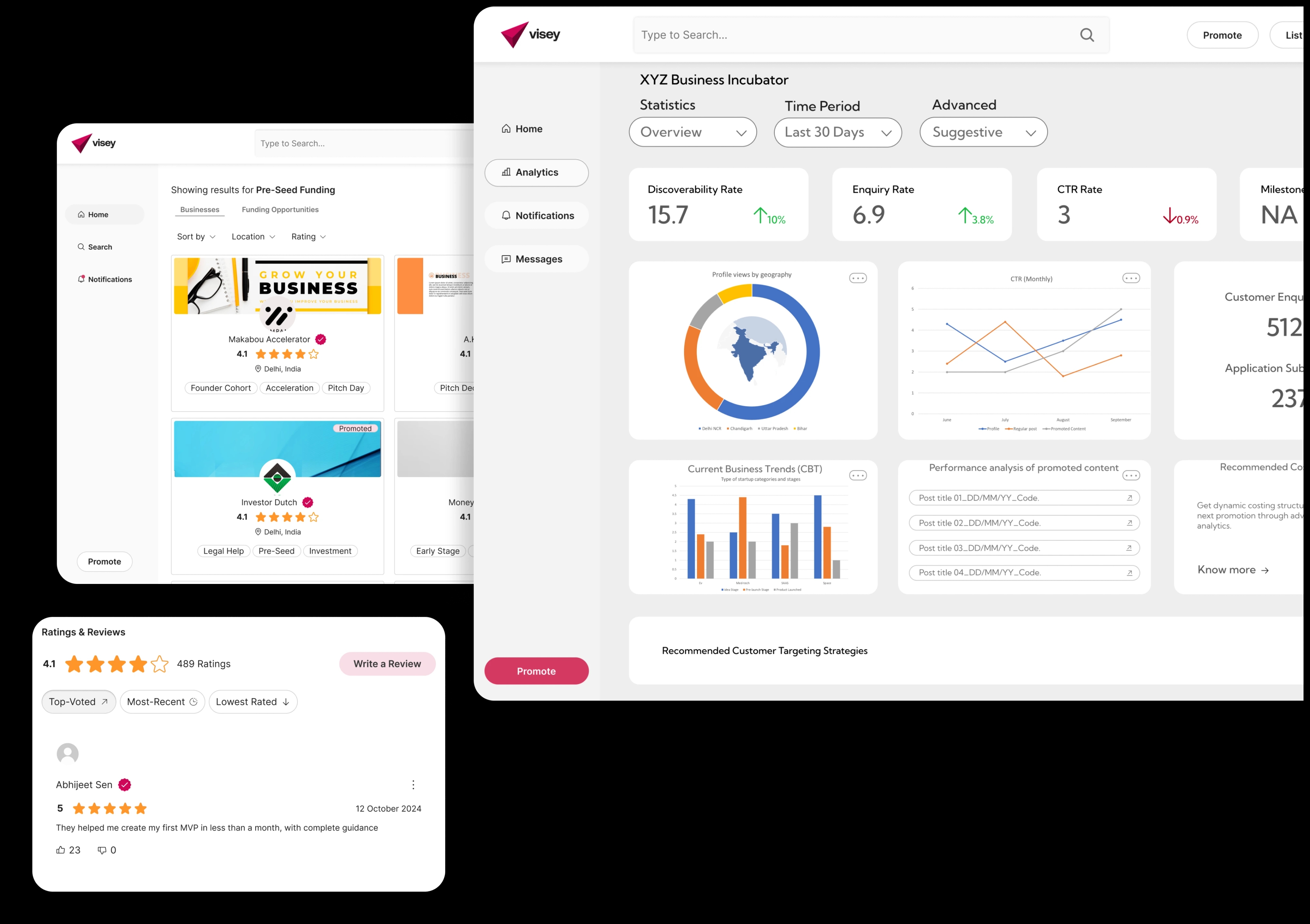 Entrepreneur analyzing resources for their startup